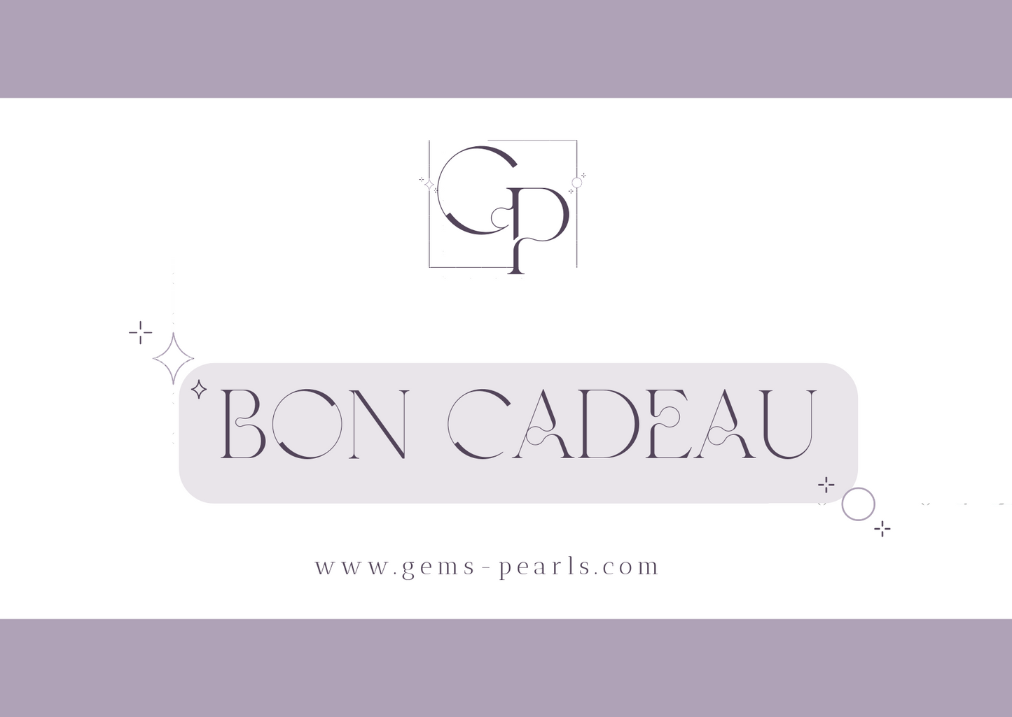 gift card / chèque cadeau