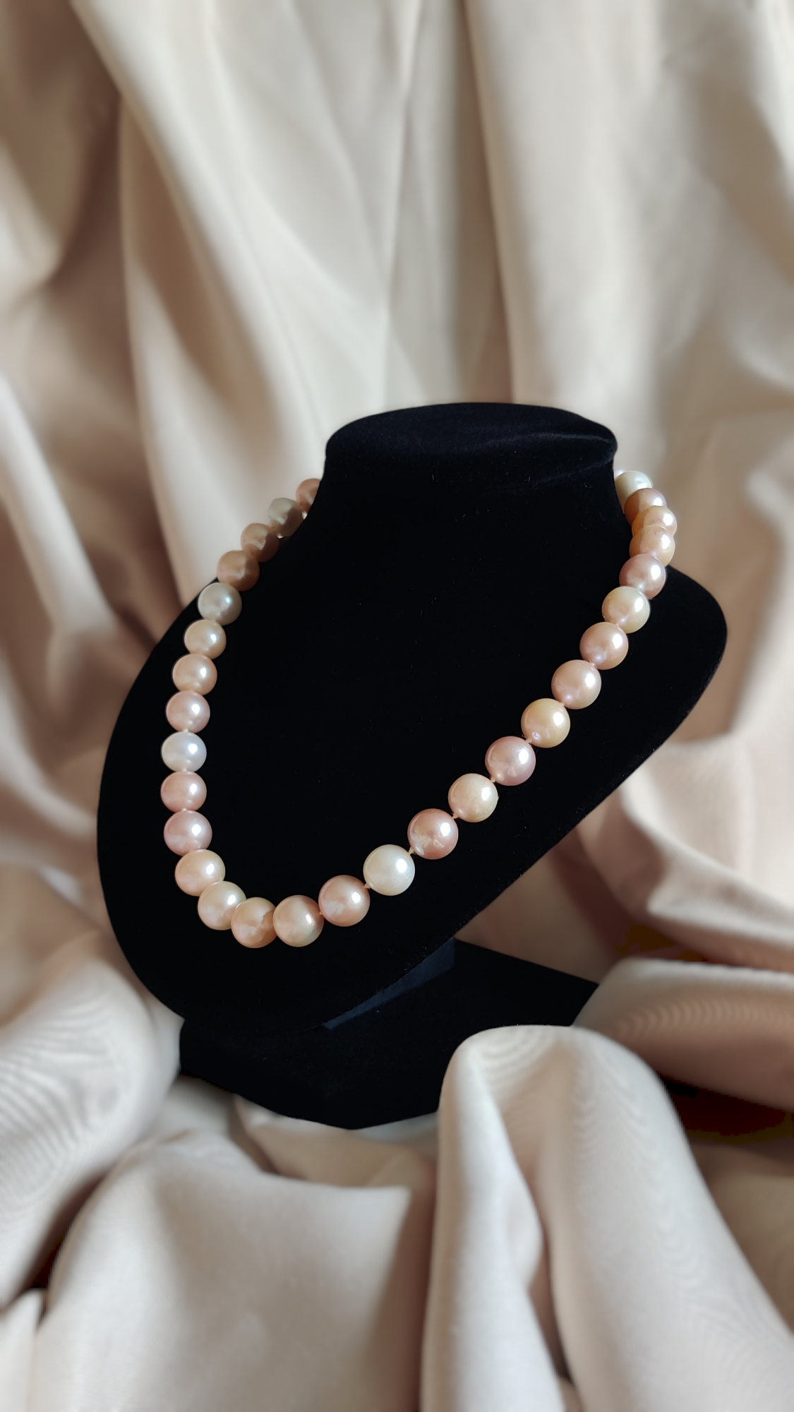 Collier en perles Edison