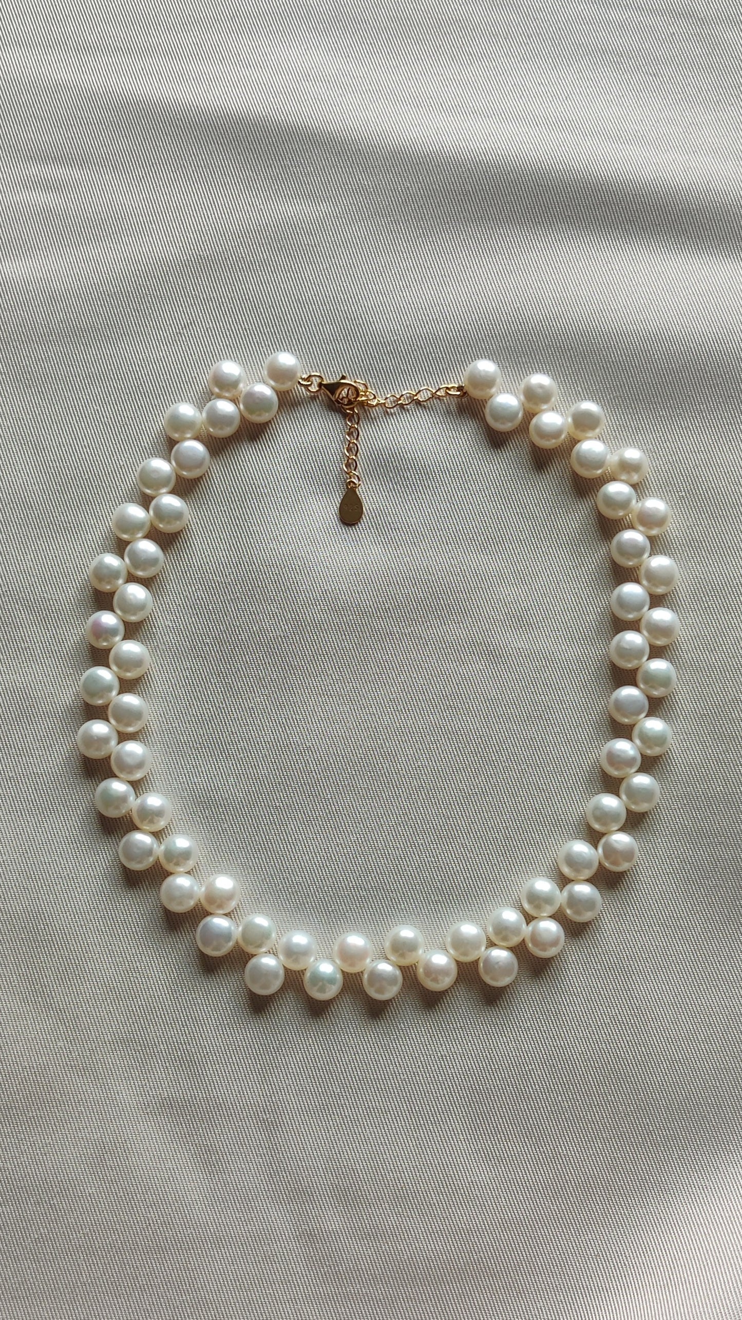 Collier en perles d'eau douce