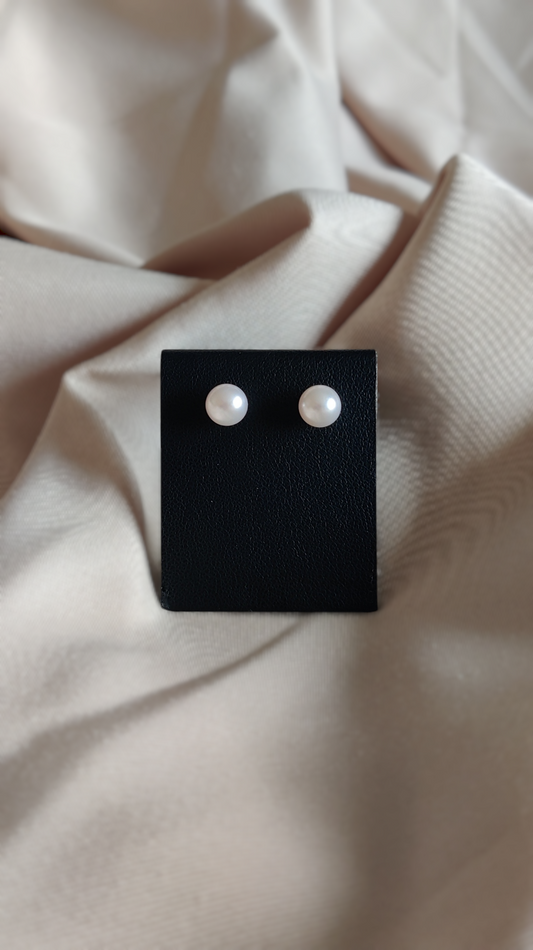 Boucles d'oreilles perles Akoya