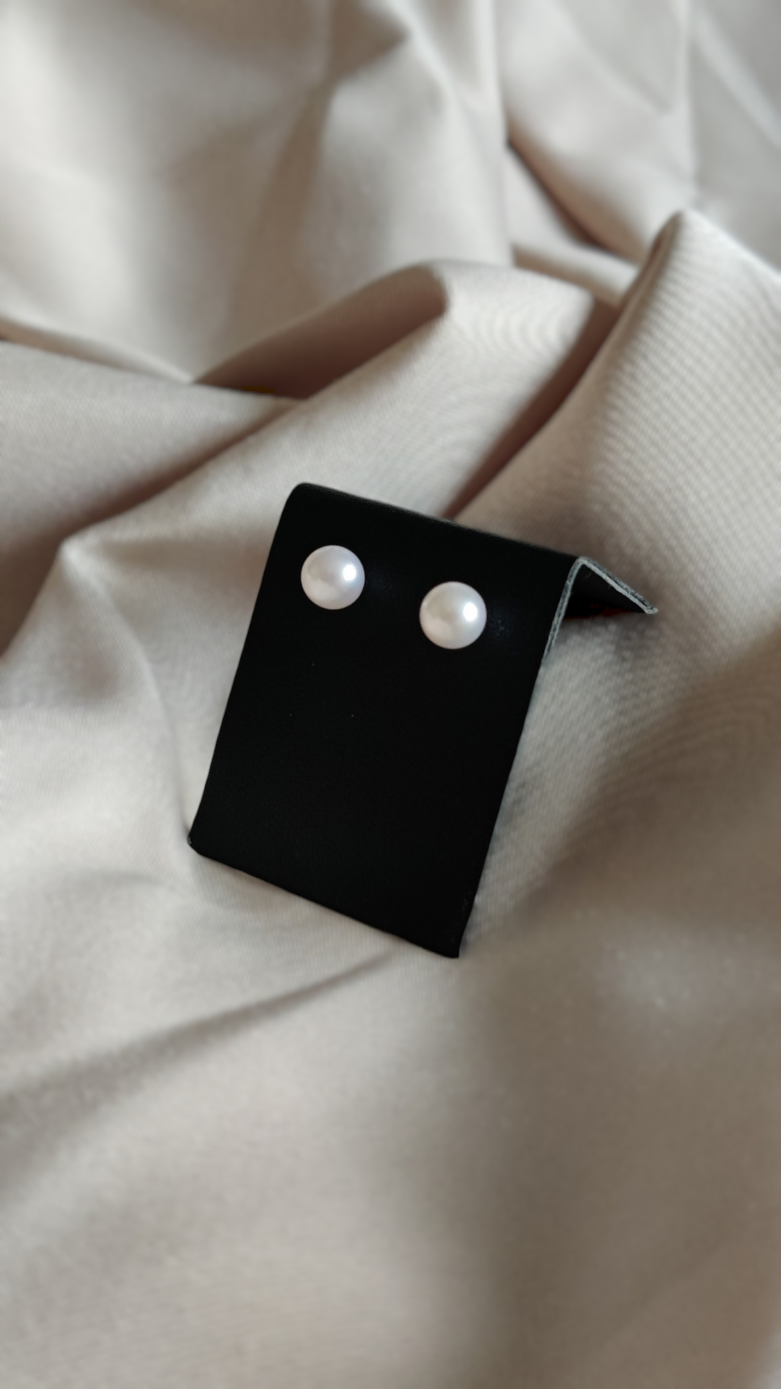 Boucles d'oreilles perles Akoya