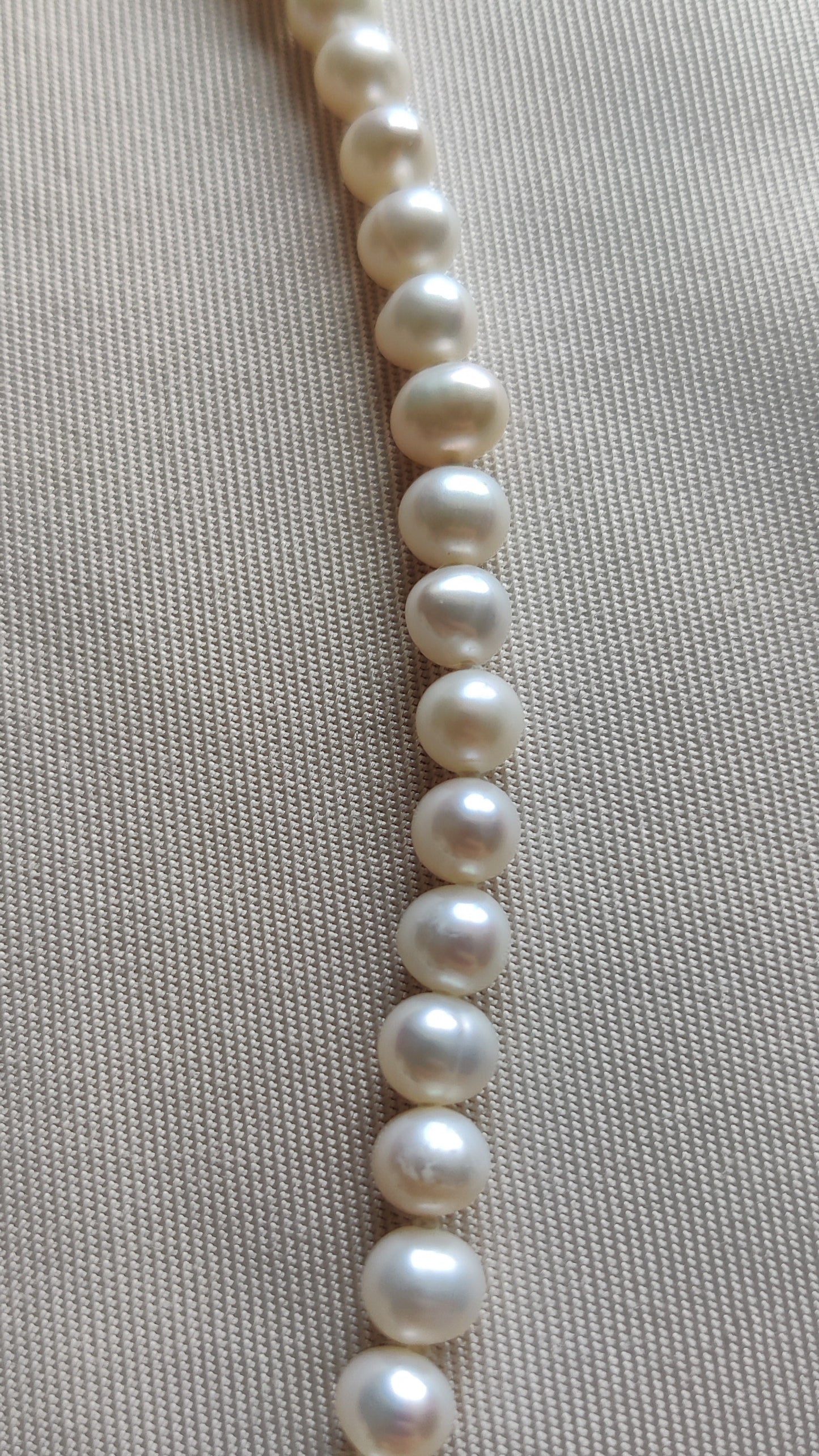 Bracelet en perles d’eau douce blanches