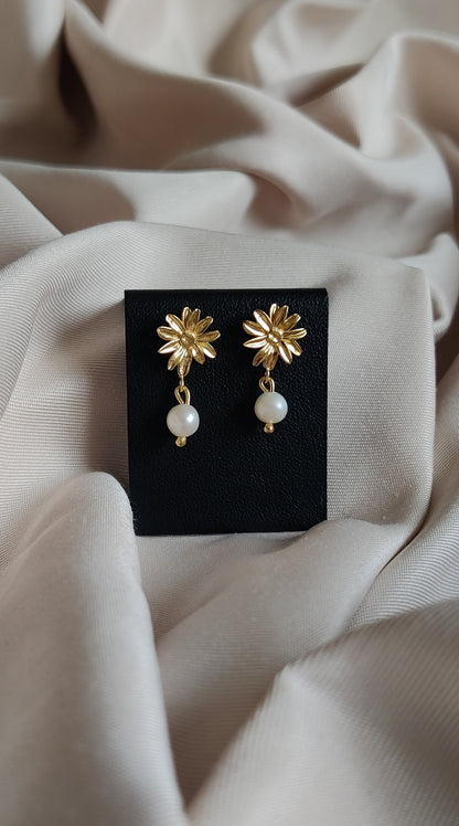 Boucles d’oreilles en argent 925 et perles d’eau douce