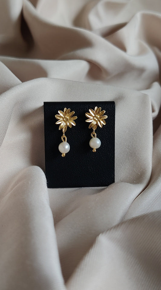 Boucles d’oreilles en argent 925 et perles d’eau douce